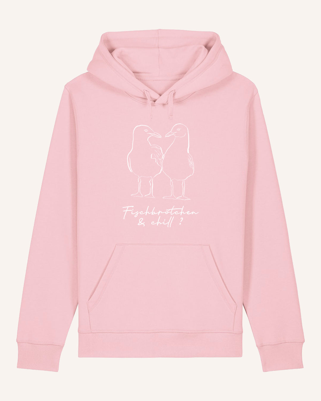 Fischbrötchen & Chill Möwen - Unisex Organic Hoodie