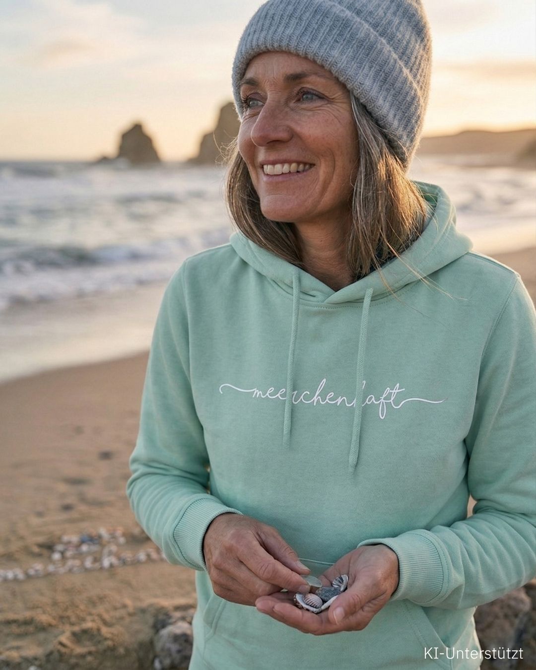 Meerchenhaft light - Unisex Organic Hoodie