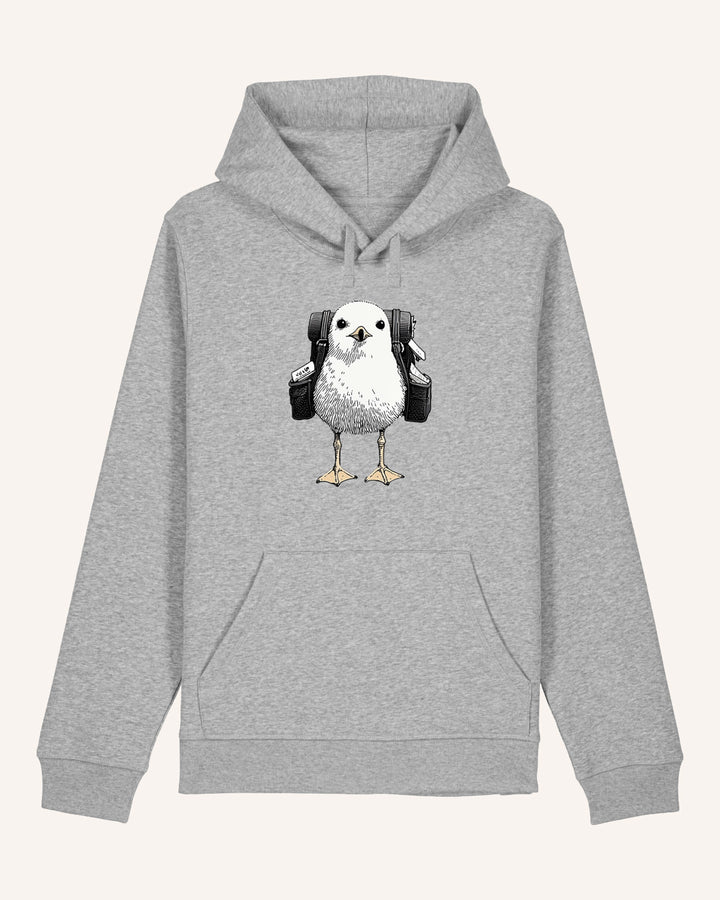 Rucksack Möwe - Unisex Organic Hoodie