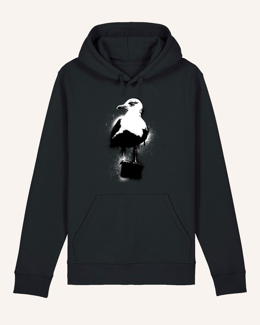 Möwe Graffiti - Unisex Organic Hoodie