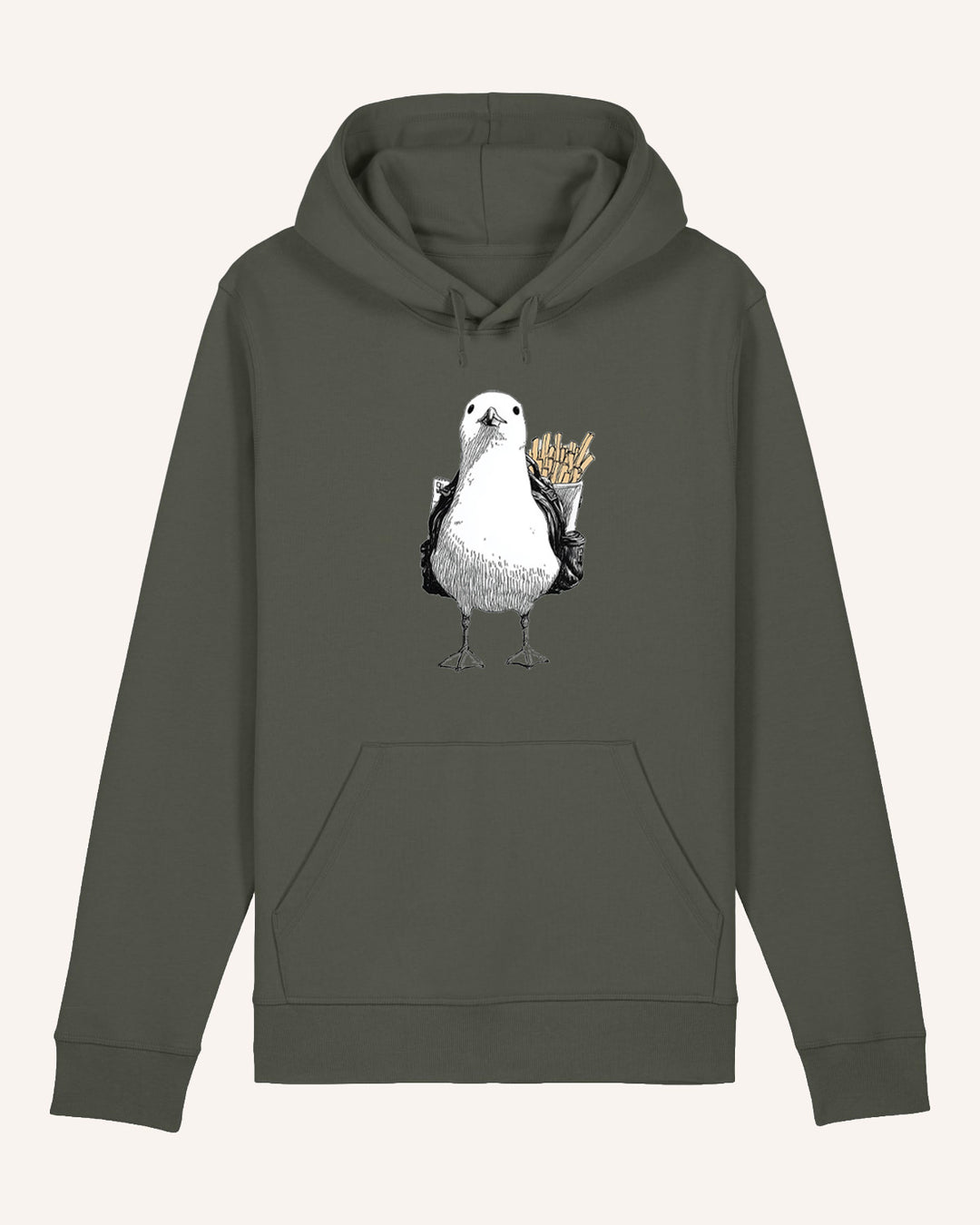 Pommesmöwe - Unisex Organic Hoodie